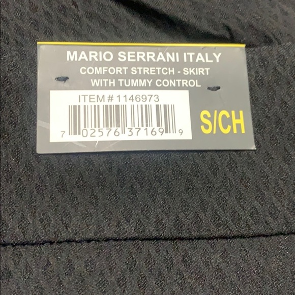New! Mario Serrani Black Business Skirt Sz. Small - Picture 6 of 8